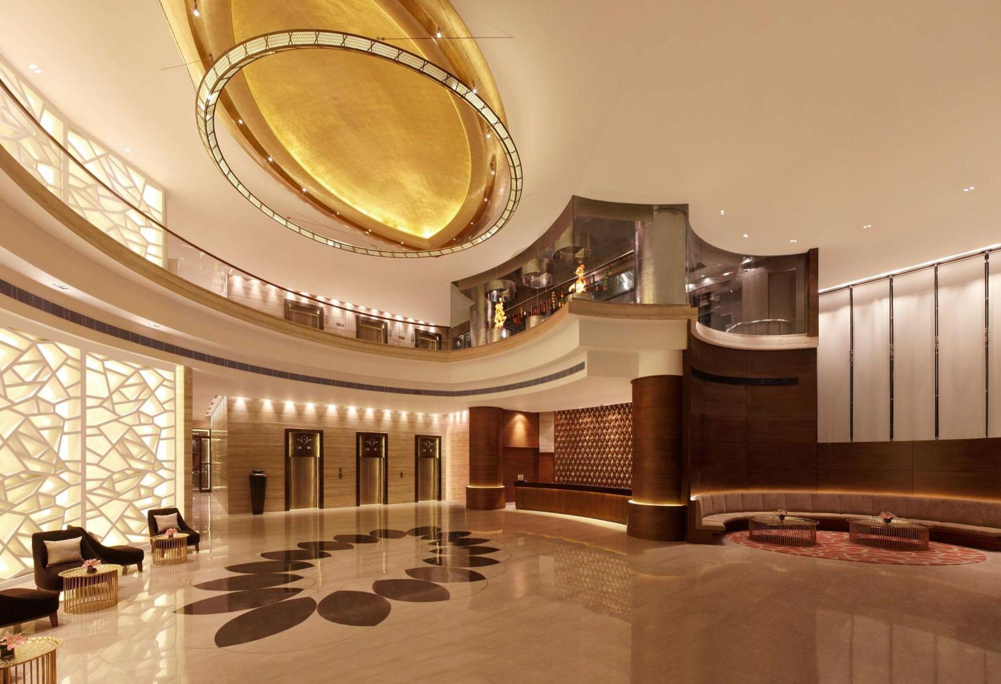 ฮิลตัน ชัยปุระ Hotel ภายนอก รูปภาพ The lobby of the hotel