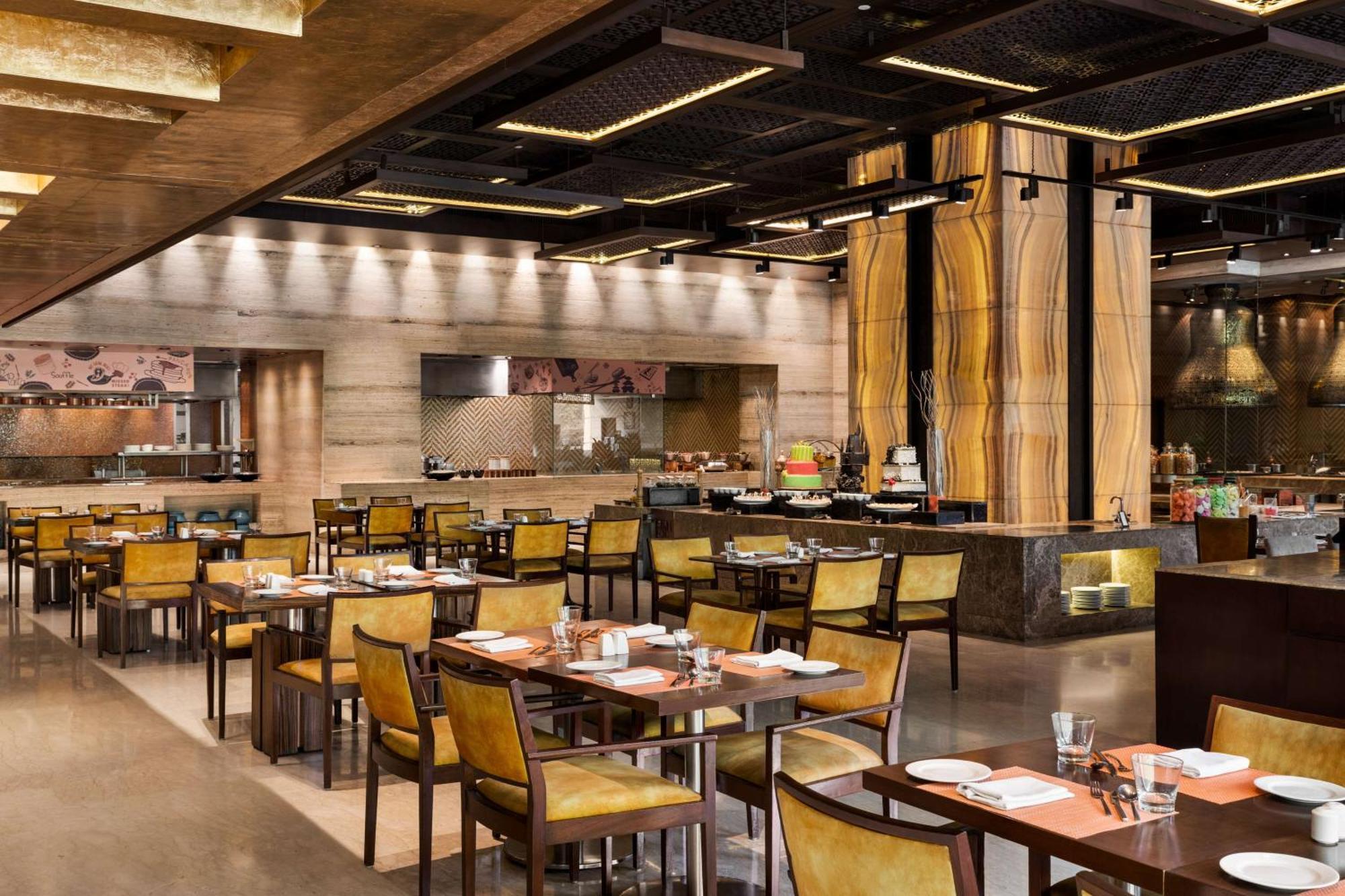 ฮิลตัน ชัยปุระ Hotel ภายนอก รูปภาพ The restaurant